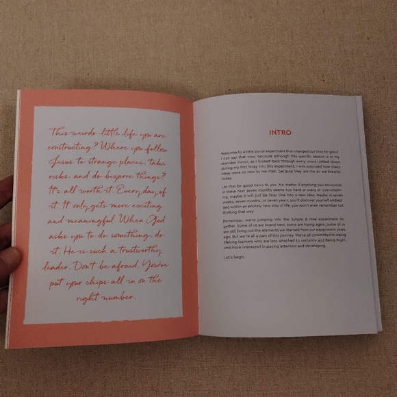 Simple & Free by Jen Hatmaker  Guided Personal Journal - Picture 5 of 12